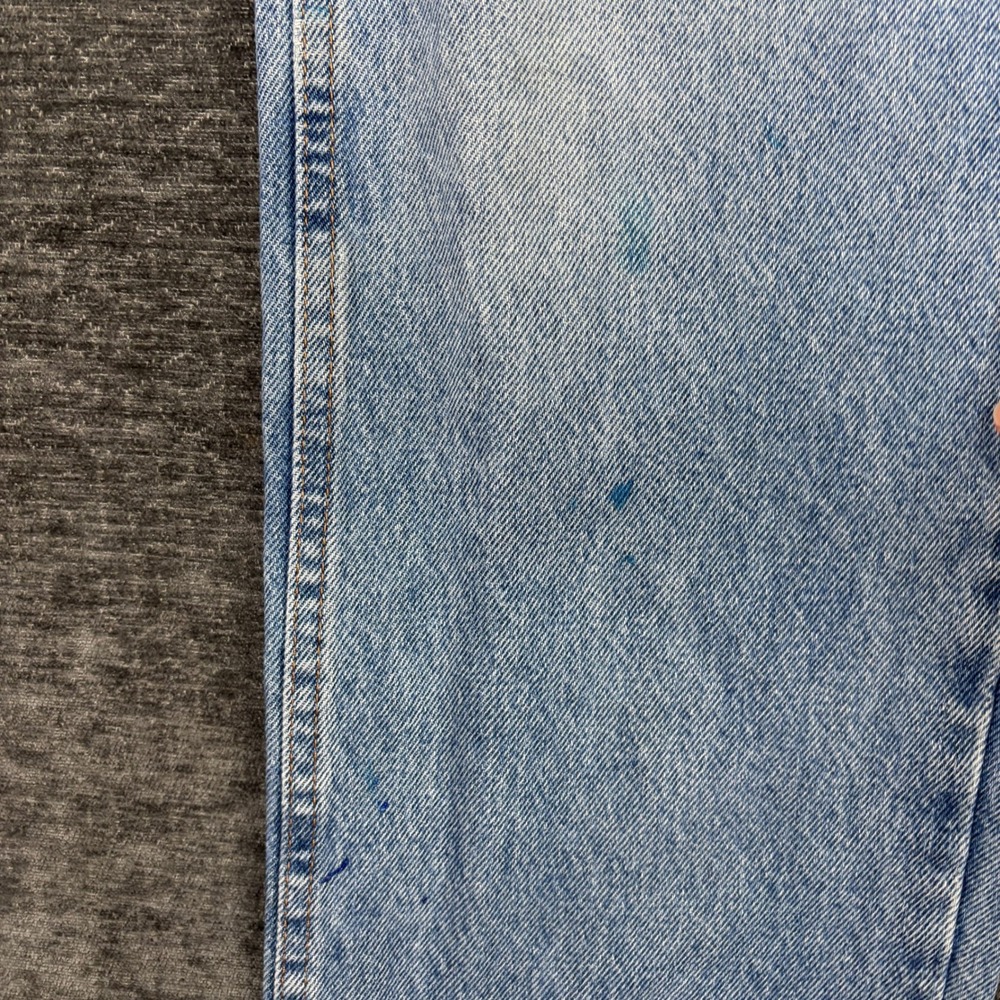 Rustler Straight Leg Denim Jeans Mens 32x30 Light Wash Cowboy Rodeo Western Y2K - Picture 4 of 12